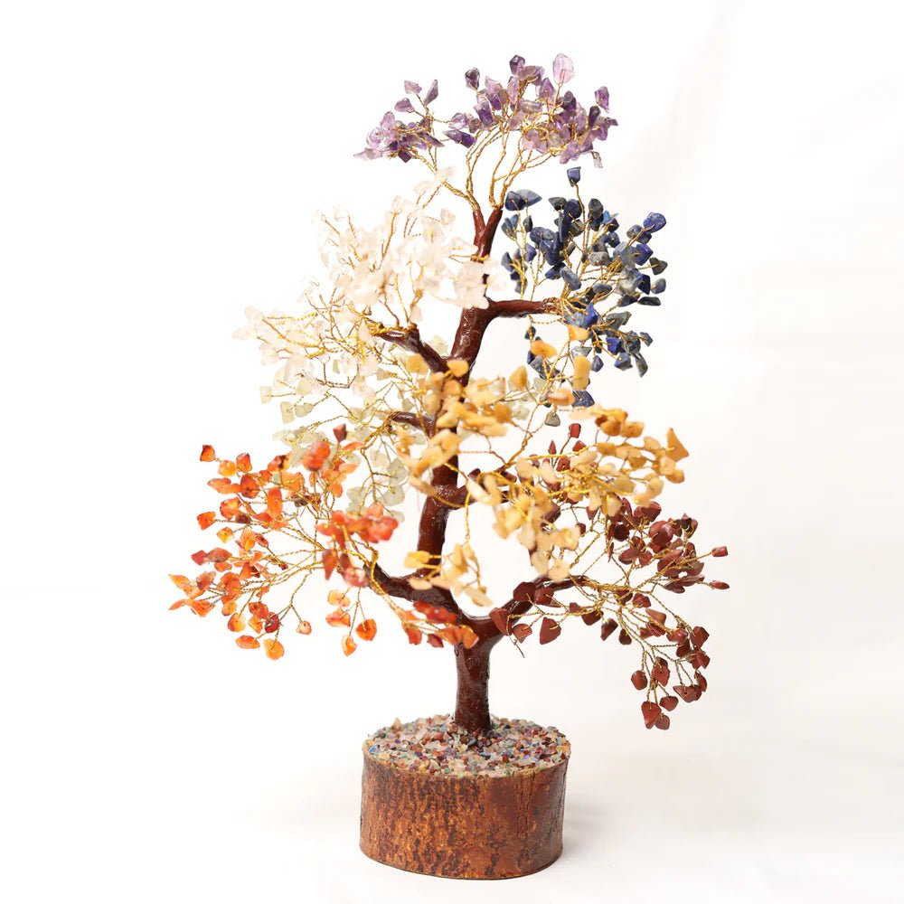 7 Chakra Natural Gemstone Crystal Tree | Parishtha - ParishthaParishtha