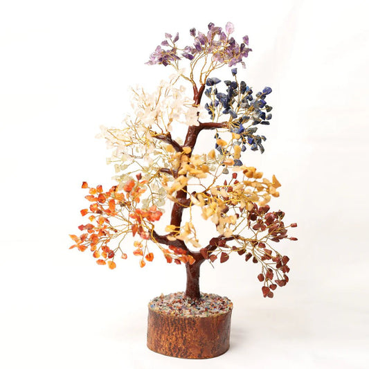 7 Chakra Natural Gemstone Crystal Tree | Parishtha - ParishthaParishtha