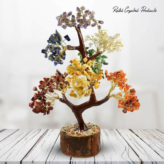 7 Chakra Natural Gemstone Crystal Tree | Parishtha - ParishthaParishtha