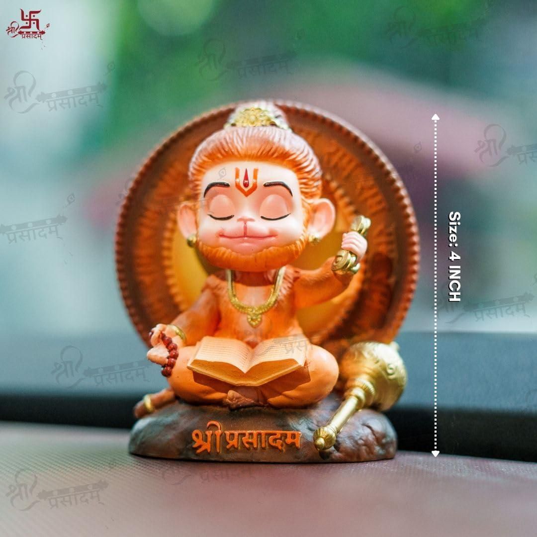 Shri Prasadam Meditating Bal Hanuman Idols | Parishtha - ParishthaParishtha