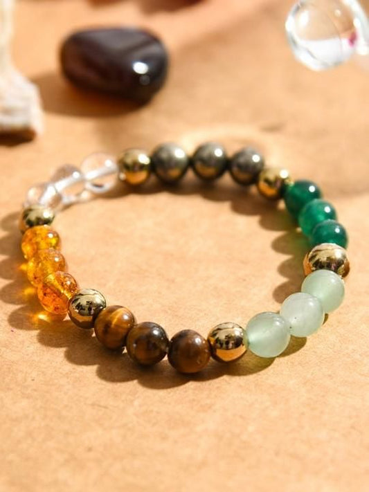 Dhan Yog Elasticated Bracelet | Parishtha - ParishthaParishtha