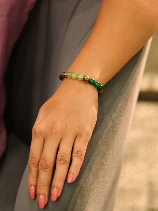 Dhan Yog Elasticated Bracelet | Parishtha - ParishthaParishtha