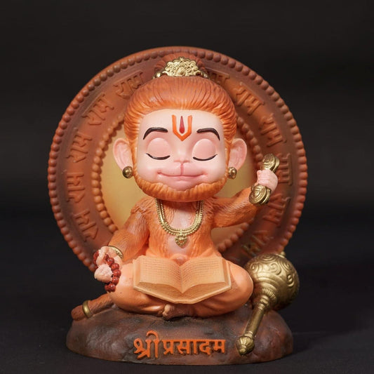 Shri Prasadam Meditating Bal Hanuman Idols | Parishtha - ParishthaParishtha
