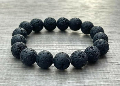 Natural Lava Rock Bracelet | Parishtha - ParishthaParishtha