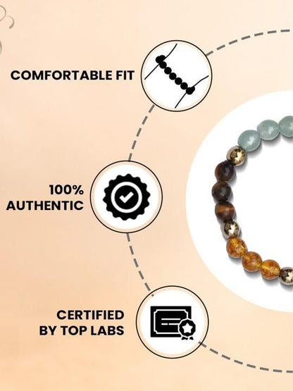Dhan Yog Elasticated Bracelet | Parishtha - ParishthaParishtha