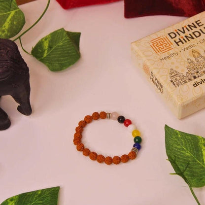 7 Chakra Rudraksha Bracelet | Parishtha - ParishthaParishtha