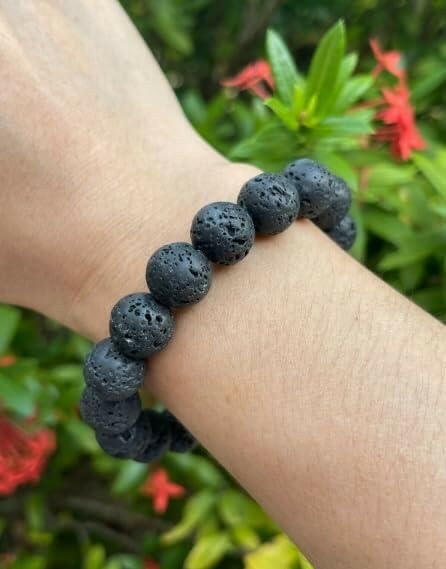 Natural Lava Rock Bracelet | Parishtha - ParishthaParishtha